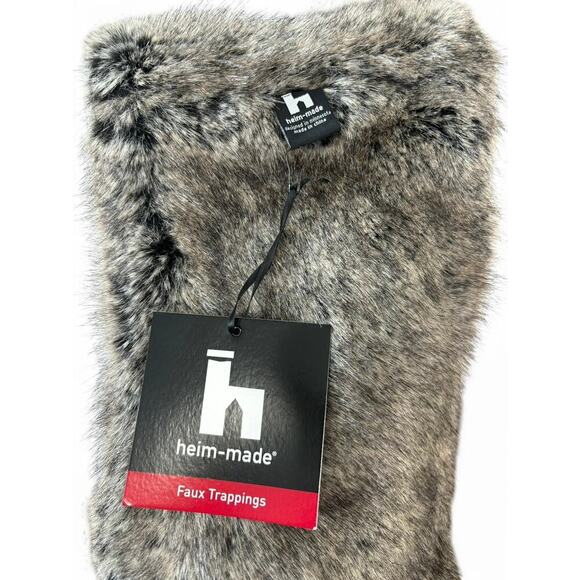 Heim-Made Faux Fur Infinity Scarf |Plush Circle Wrap | Cozy Winter Neck Warmer - Picture 2 of 4